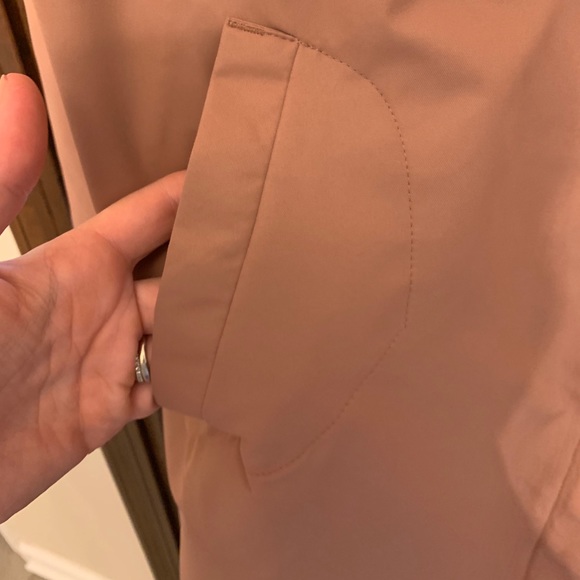 Joylab Long Rose/Mauve Trench Jacket - Picture 6 of 9